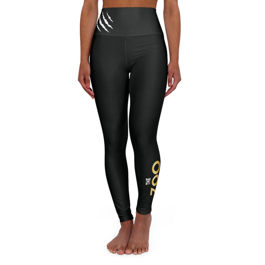 Zebra Print High Waisted Yoga Leggings for Active Lifestyle