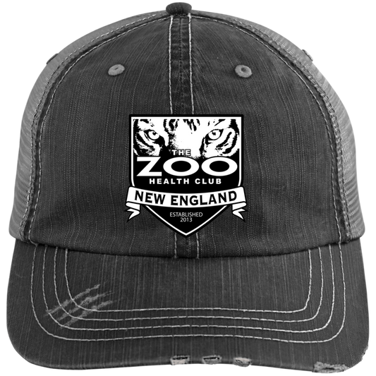 Zoo Patch Distressed Trucker Cap